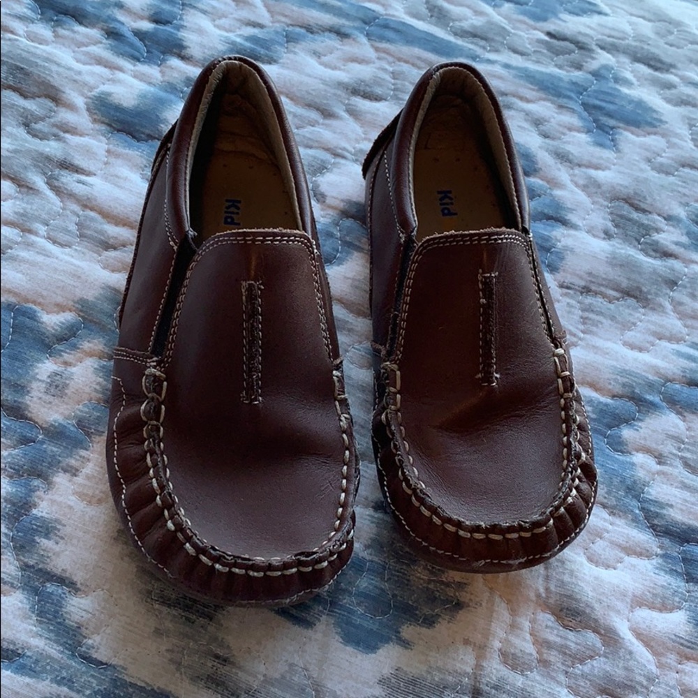 VGUC Kid Express brown loafers - size 28 (11)